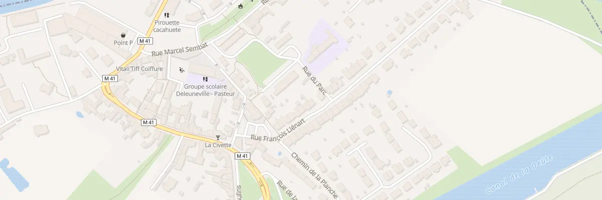 Plan du 13 Rue François Liénart à Don