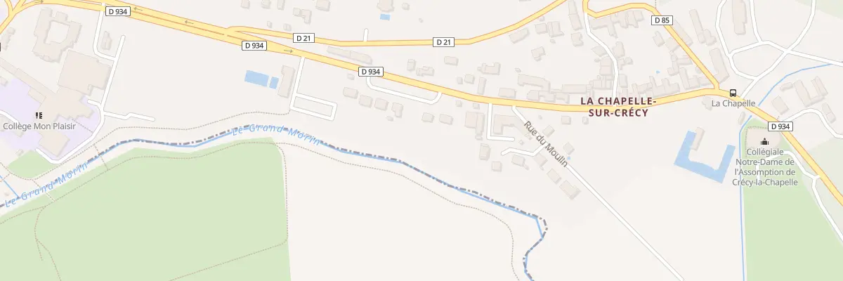 Plan du 25 Rue Nationale à Crécy-la-Chapelle