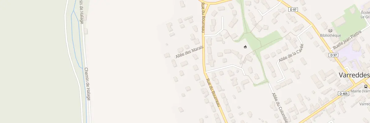 Plan du 33B Rue du Bourreau à Varreddes