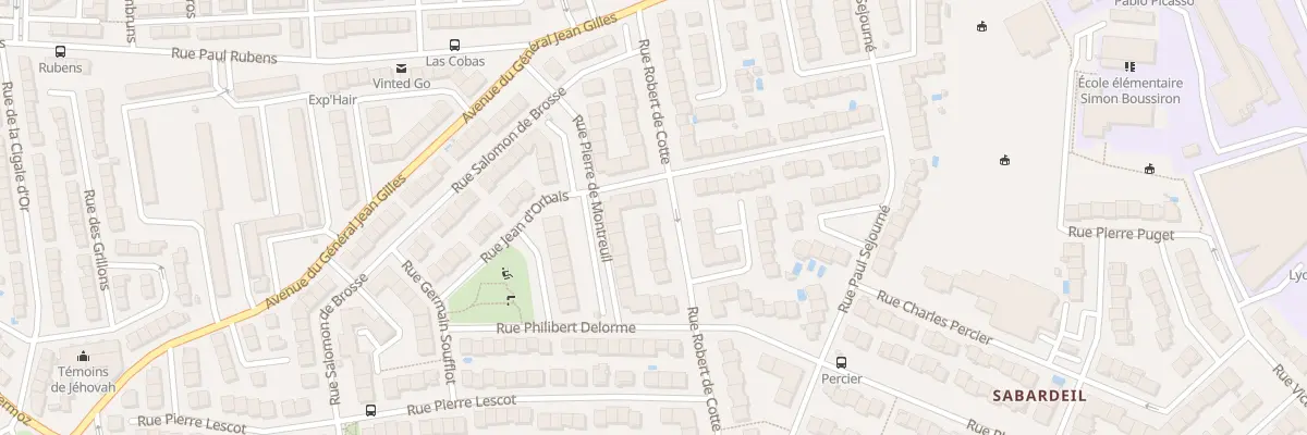 Plan du 20 Rue Robert de Cotte à Perpignan