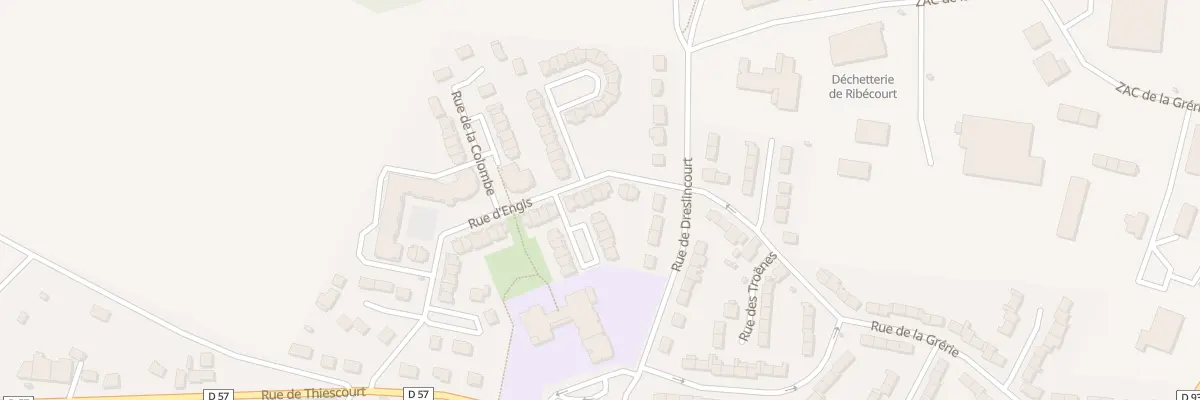 Plan du 73 Rue d’Engis à Ribécourt-Dreslincourt