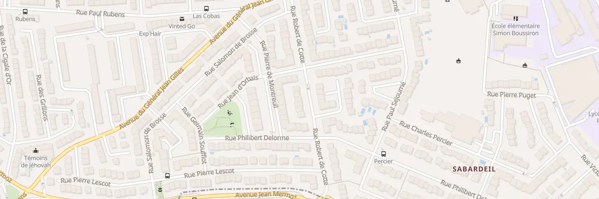 Plan du 24 Rue Robert de Cotte à Perpignan