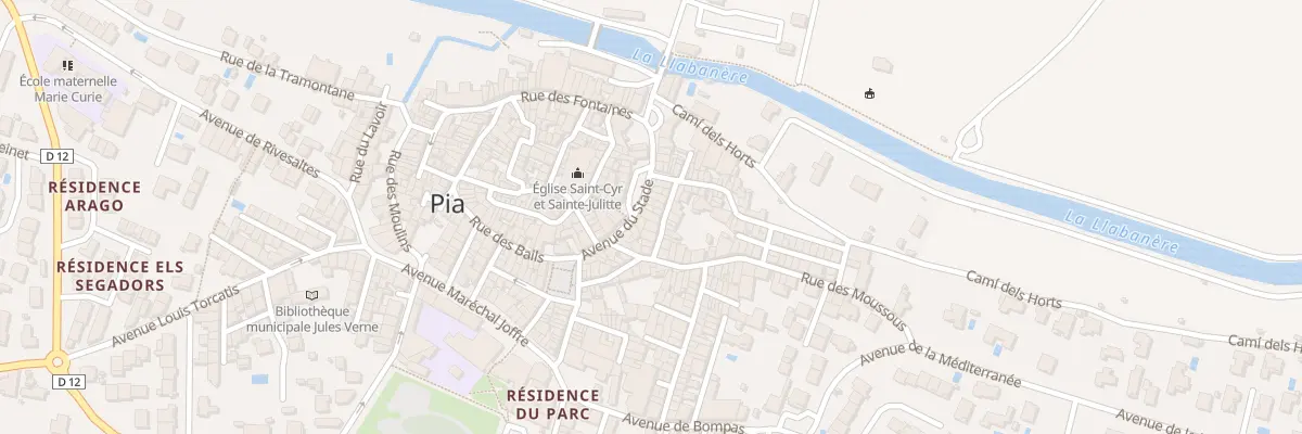 Plan du 7 Rue du Fournas à Pia