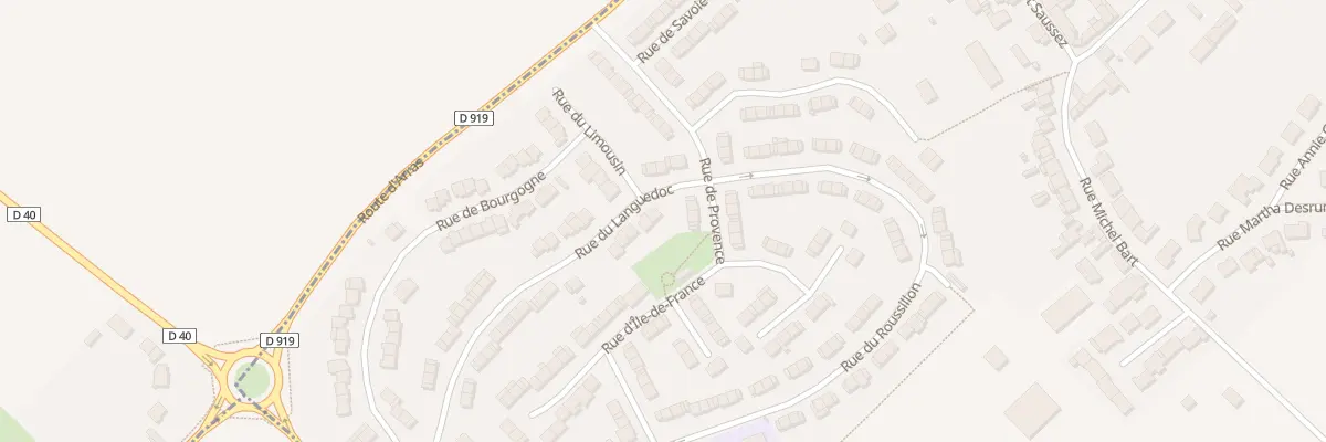 Plan du 32 Rue du Languedoc à Drocourt
