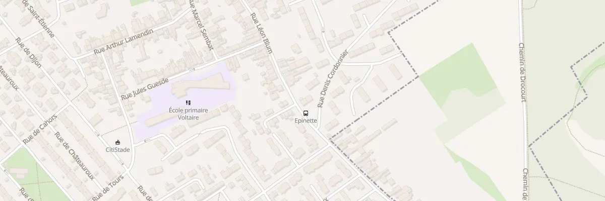 Plan du 38 Rue Cordonnier à Billy-Montigny