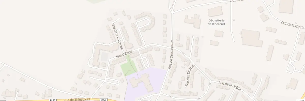 Plan du 65 Rue d’Engis à Ribécourt-Dreslincourt