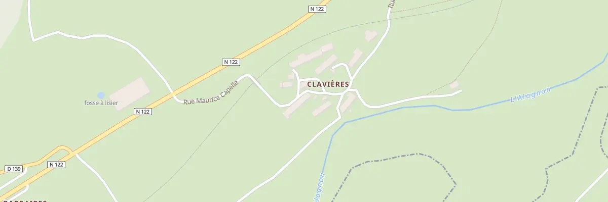 Plan du 5083 Clavieres à Virargues