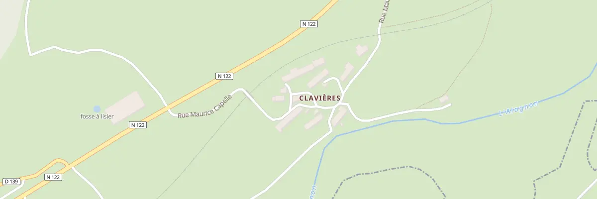 Plan du 5084 Clavieres à Virargues