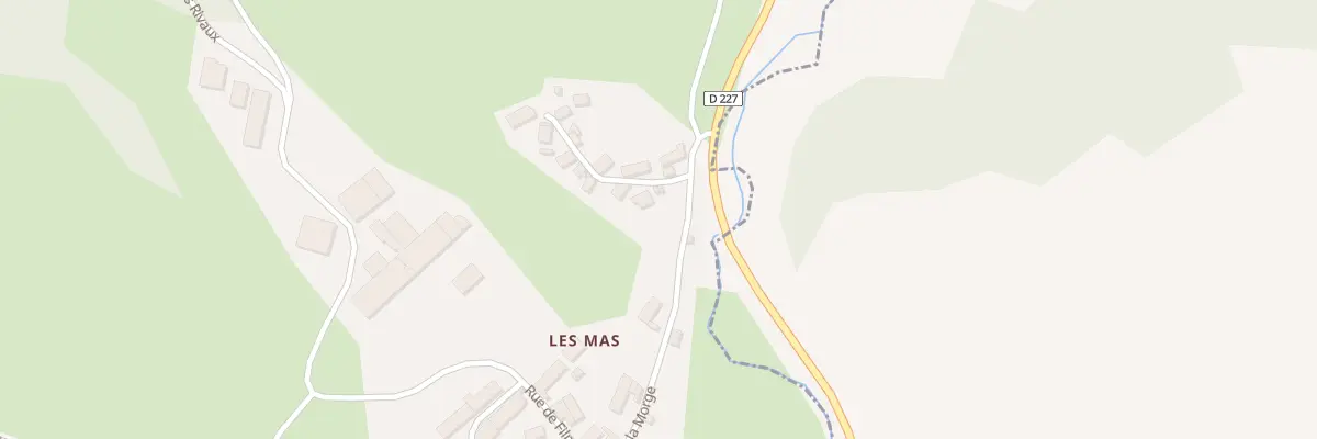 Plan du 1 Rue des Bannières - Les Mas à Vitrac