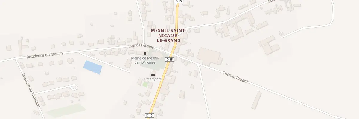 Plan du 1 Rue de l’Eglise à Mesnil-Saint-Nicaise