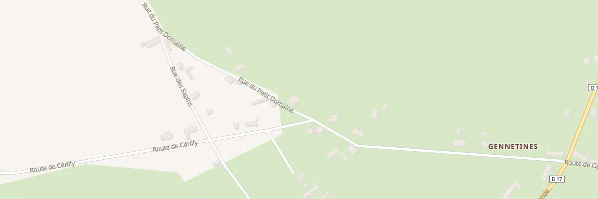 Plan du 1 Rue du Petit Domaine à Saint-Plaisir