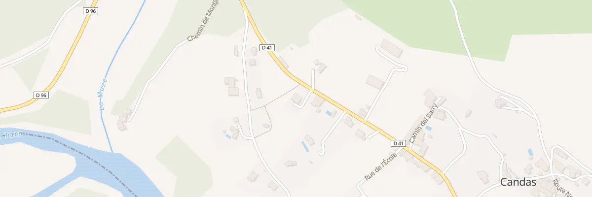 Plan du 5973 Candas à Montjaux