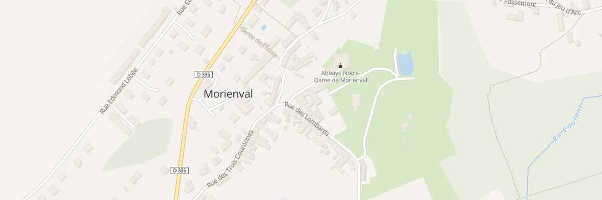 Plan du 2 Pl de l’Eglise à Morienval