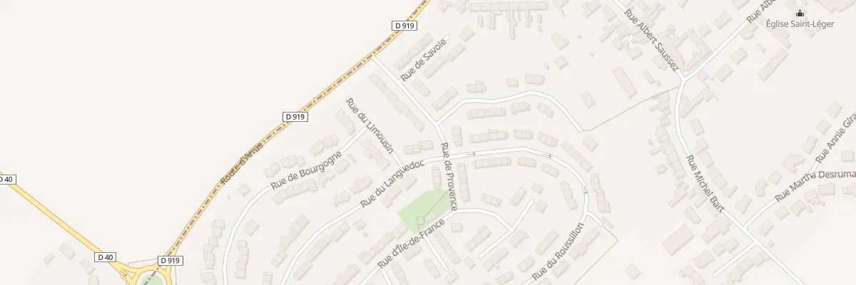 Plan du 31 Rue du Languedoc à Drocourt