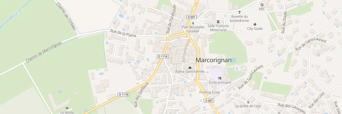Plan du 14 Rue du Centre à Marcorignan