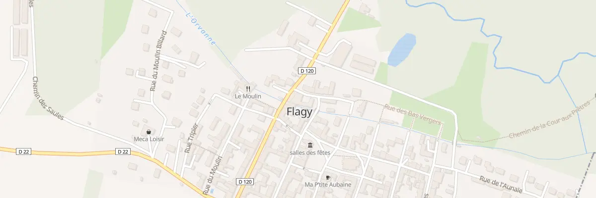 Plan du 3 Rue des Bas Vergers à Flagy