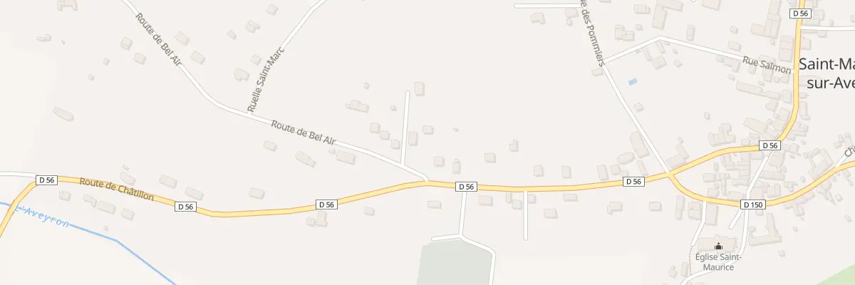 Plan du 1 Rte de Bel-air à Saint-Maurice-sur-Aveyron