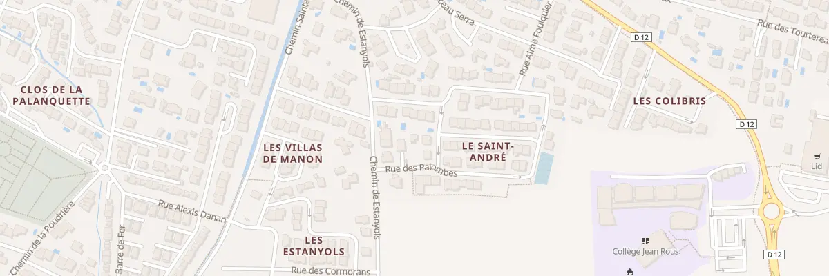 Plan du 24 Rue des Alouettes à Pia