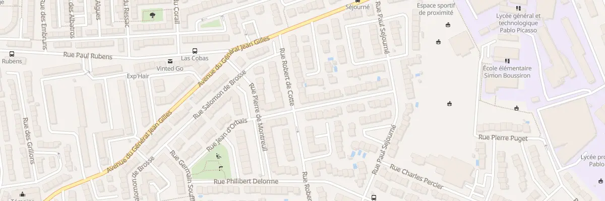 Plan du 23 Rue Robert de Cotte à Perpignan