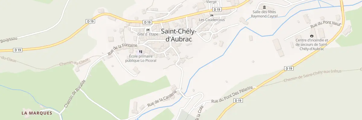 Plan du 71 Rue du Pont des Pelerins à Saint-Chély-d’Aubrac