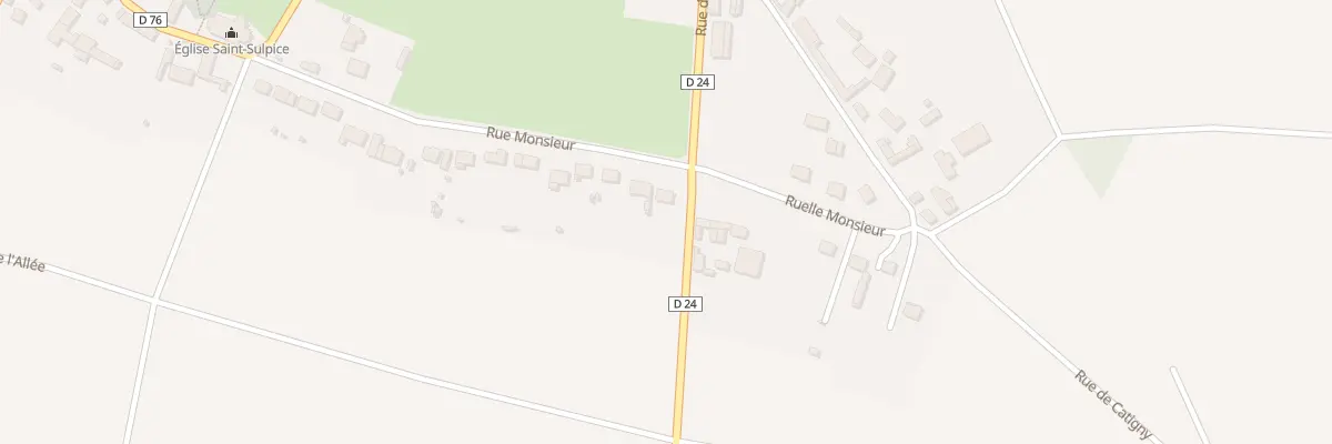 Plan du 1 Rue Monsieur à Écuvilly
