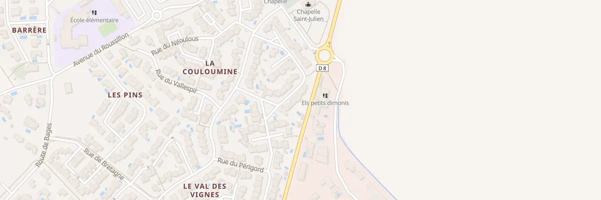 Plan du 23 Rue de la Côte Vermeille à Villeneuve-de-la-Raho