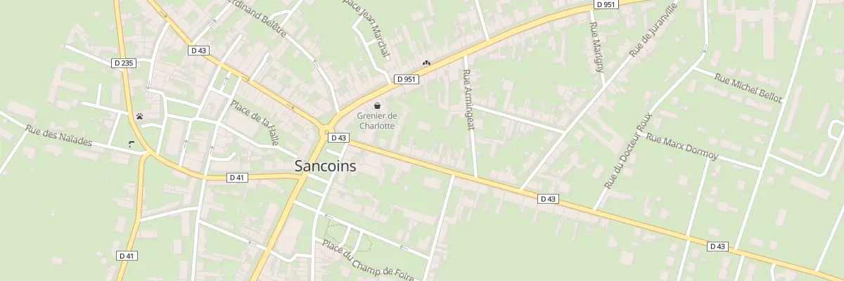 Plan du 7 Rue Marguerite-audoux à Sancoins