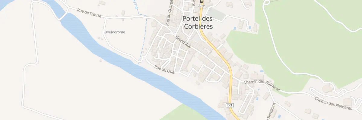 Plan du 1 Rue de la Fontaine à Portel-des-Corbières