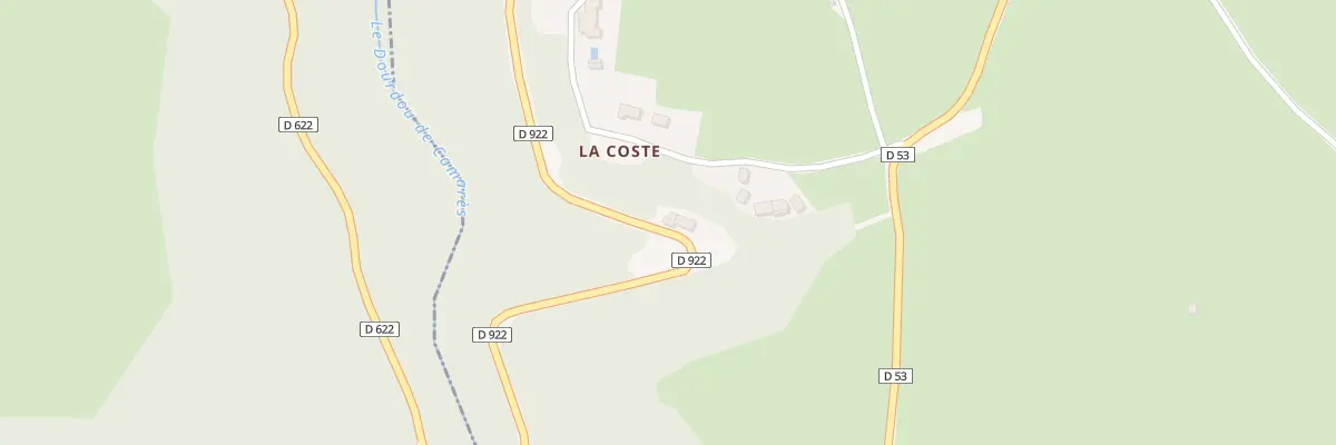Plan du 5102 La Coste à Castanet-le-Haut