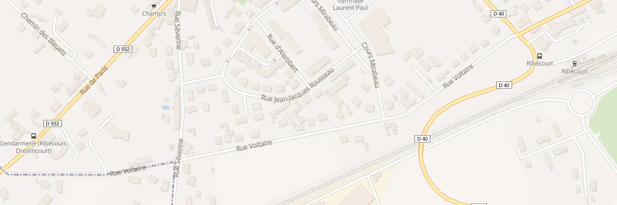 Plan du 97 Rue Jean Jacques Rousseau à Ribécourt-Dreslincourt