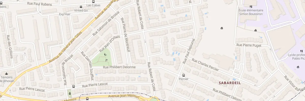 Plan du 33 Rue Robert de Cotte à Perpignan