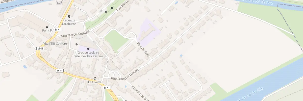 Plan du 23 Rue François Liénart à Don