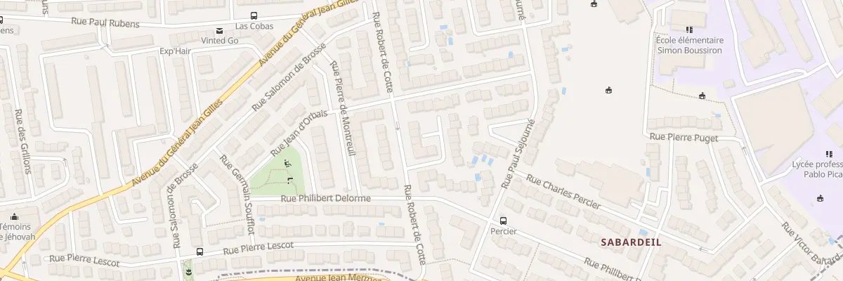 Plan du 29 Rue Robert de Cotte à Perpignan