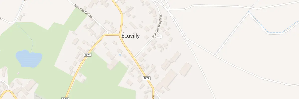Plan du 4 Rue des Bruyères à Écuvilly