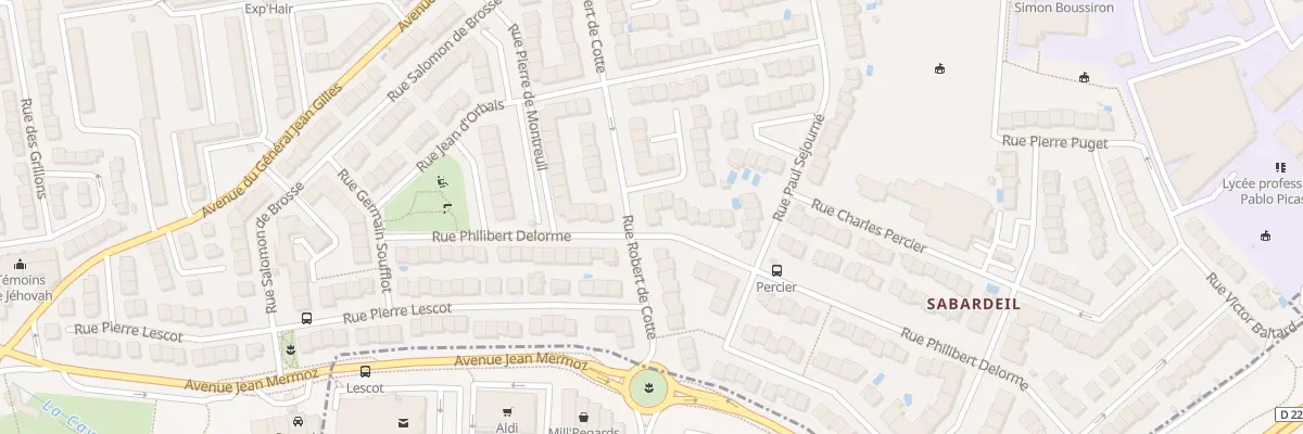 Plan du 35 Rue Robert de Cotte à Perpignan