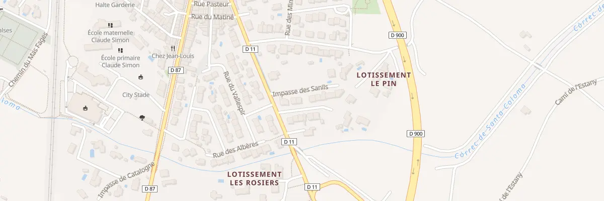 Plan du 6 Imp de la Salanque à Salses-le-Château