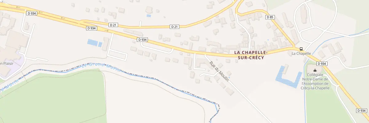 Plan du 21 Rue Nationale à Crécy-la-Chapelle