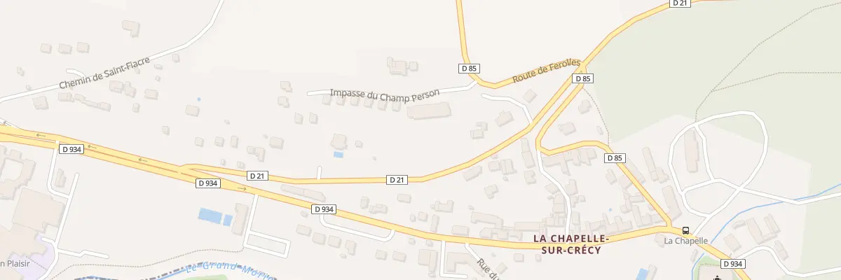 Plan du 1 Imp du Champ Person à Crécy-la-Chapelle