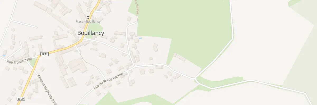 Plan du 13 Rue du Four à Bouillancy