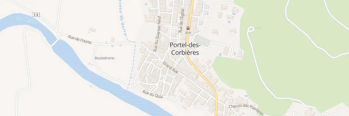 Plan du 2 Rue Monseigneur Emile Barthe à Portel-des-Corbières