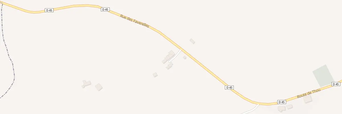 Plan du 2 Che du Martroi à Faverelles