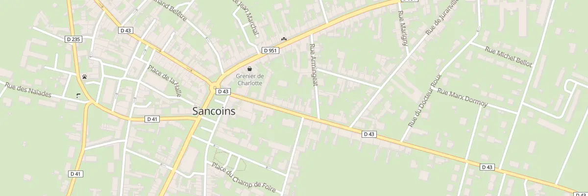 Plan du 11 Rue Marguerite-audoux à Sancoins