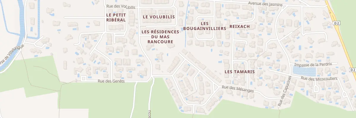 Plan du 58 Res des 2 Chenes à Saint-Génis-des-Fontaines