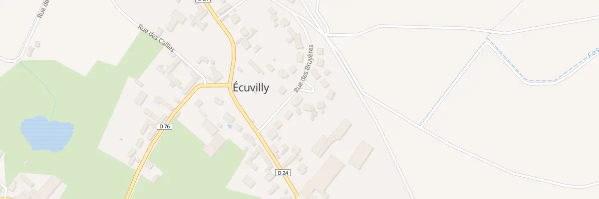 Plan du 6 Rue des Bruyères à Écuvilly