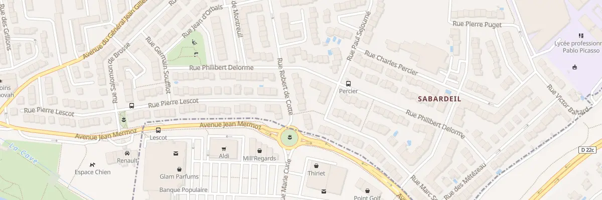 Plan du 47 Rue Robert de Cotte à Perpignan