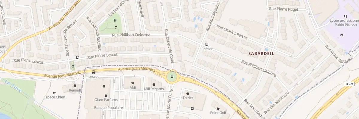 Plan du 49 Rue Robert de Cotte à Perpignan