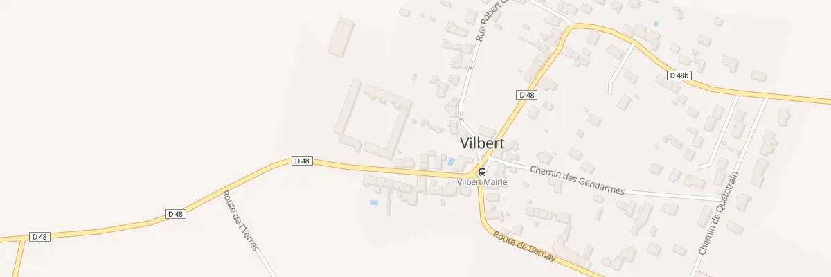 Plan du 8 Rte de Chaumes à Bernay-Vilbert