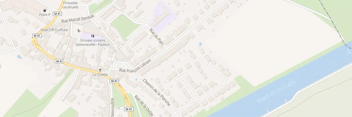 Plan du 22 Rue François Liénart à Don