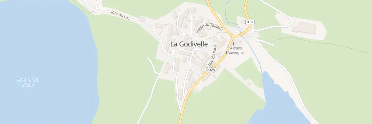 Plan du 5021 La Godivelle à La Godivelle