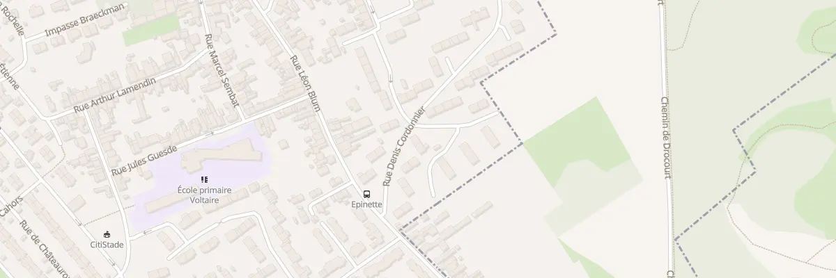 Plan du 33 Rue Cordonnier à Billy-Montigny